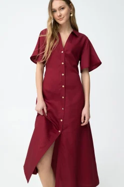 Vestido manga corta