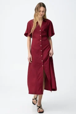 Vestido manga corta