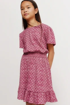 Vestido manga corta IKAT ni&ntilde;a