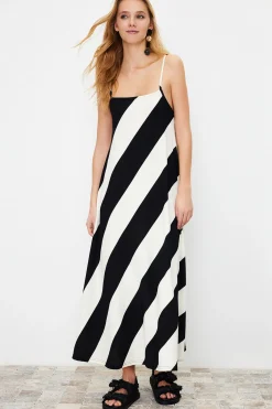 Vestido maxi de tirantes