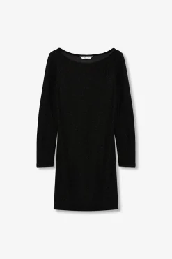 Vestido met&aacute;lico con espalda abierta