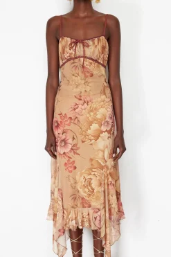 Vestido midi detalle lazo