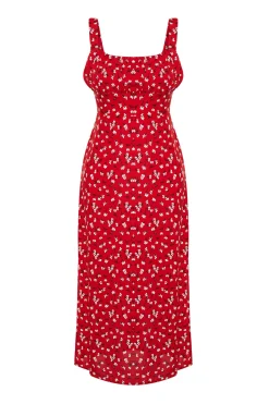 Vestido midi tirantes