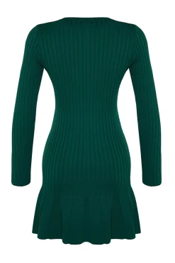 Vestido plisado mini