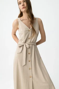 Vestido sin mangas