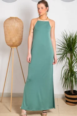 Vestido Viena Musgo