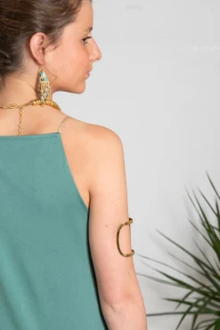 Vestido Viena Musgo