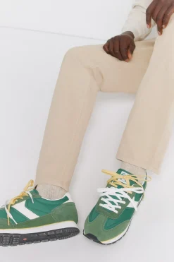 Zapatilla piel casual