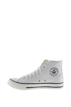 Zapatillas abotinadas de lona Victoria Tribu con puntera de goma