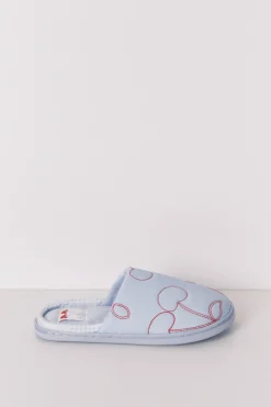 Zapatillas casa azul cerezas