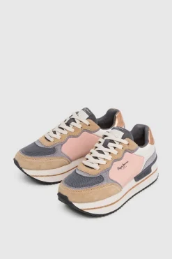 Zapatillas de ante y glitter