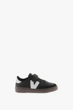 Zapatillas de efecto piel Victoria Oslo con piezas en contraste y cord&oacute;n el&aacute;stico