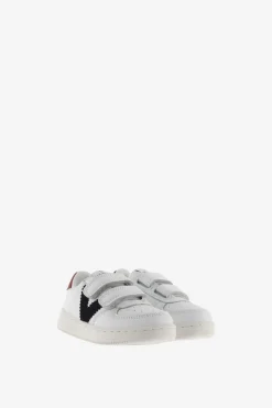 Zapatillas de efecto piel Victoria Tiempo con piezas en contraste y tiras adherentes