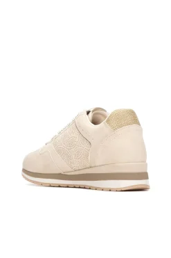 Zapatilla se&ntilde;ora troquelado cremallera