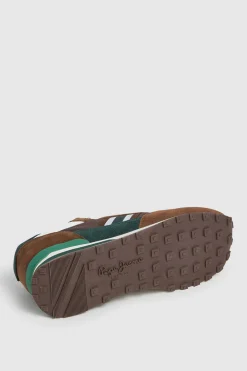 Zapatillas Running Con Detalles En Ante