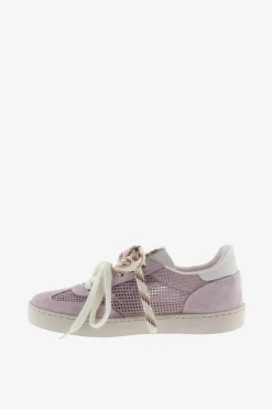 Zapatillas tipo malla piezas serraje