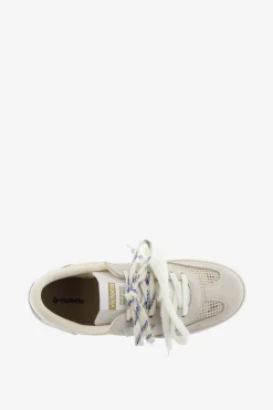 Zapatillas tipo malla piezas serraje