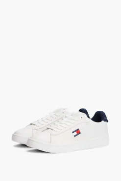 Zapatillas Tommy Jeans blancas con logo bandera