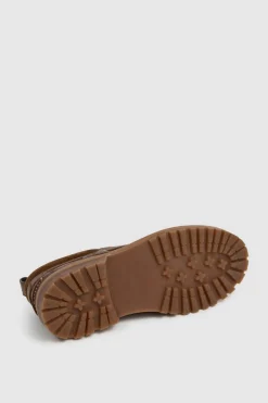 Zapatillos casuales de piel